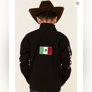 💚ARIAT BOYS NEW TEAM MEXICO SOFTSHELL JACKET💚